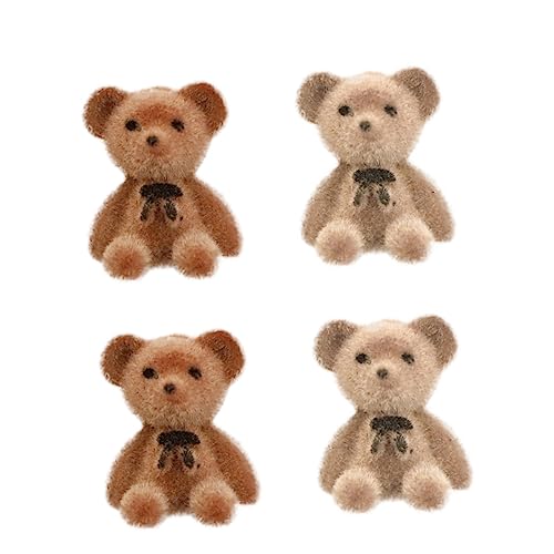 Homoyoyo 4er Set Mini Teddybären - Süße Stofftier Puppen Für DIY Projekte - Keychains Geburtstagsfeiern Und Abschlussfeiern Ideal Als Partydekoration Und von Homoyoyo