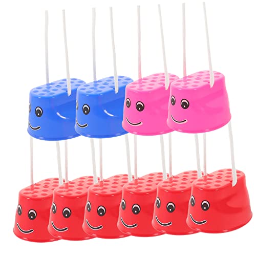 Homoyoyo 5 Paare Lustige Stelzen für Outdoor Sport Spielgeräte Gleichgewicht und Koordination für Eltern Junge Mädchen Aktivitäten im Kindergarten Mischfarben Homoyoyo 5 Paare Lustige Stelzen für Outdoor Sport Spielgeräte Gleichgewicht und Koordination für Eltern Junge Mädchen Aktivitäten im Kindergarten Mischfarben von Homoyoyo