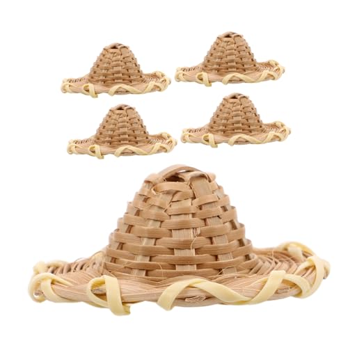 Homoyoyo 5 Stück Handgefertigte Rattanhut -dekoration Miniaturhüte Zum Basteln Hutverzierung Mini -strohhüte Basteln Strohhüte Für Diy Miniatur-diy-hüte Diy Herstellung Von Zubehör Homoyoyo 5 Stück Handgefertigte Rattanhut -dekoration Miniaturhüte Zum Basteln Hutverzierung Mini -strohhüte Basteln Strohhüte Für Diy Miniatur-diy-hüte Diy Herstellung Von Zubehör von Homoyoyo