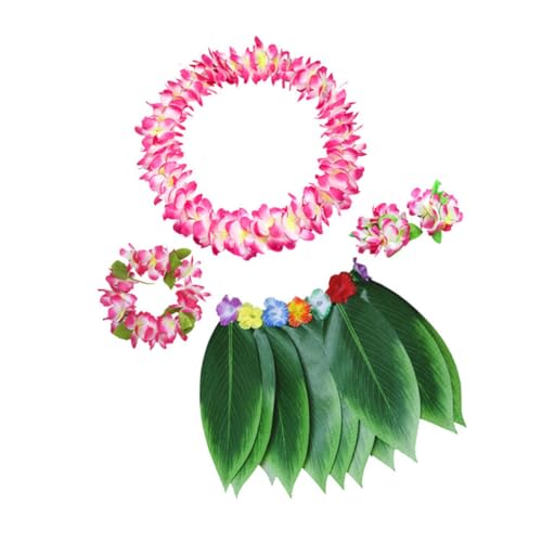 Homoyoyo 5 Stück Kinderkranzrockanzug Blatt-hula-rock Elastisch Strand Thema Dekorationen Tropisch Zubehör Party Outfit Hawaiianische Girlande Rosa Homoyoyo 5 Stück Kinderkranzrockanzug Blatt-hula-rock Elastisch Strand Thema Dekorationen Tropisch Zubehör Party Outfit Hawaiianische Girlande Rosa von Homoyoyo