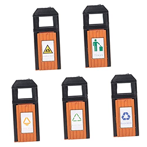 Homoyoyo 5 Stück Miniatur Mülltonnen Pack DIY Abfallbehälter für Mini Szenen Tischdekoration Langlebig Vielseitig für Puppenhaus und Kreative Projekte Homoyoyo 5 Stück Miniatur Mülltonnen Pack DIY Abfallbehälter für Mini Szenen Tischdekoration Langlebig Vielseitig für Puppenhaus und Kreative Projekte von Homoyoyo