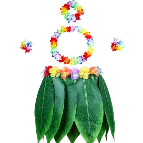 Homoyoyo 5 Stück Strohrock-Set Hawaii-Hula-Rock Hawaii-Grasrock Hawaii Stoff Grasrock Homoyoyo 5 Stück Strohrock-Set Hawaii-Hula-Rock Hawaii-Grasrock Hawaii Stoff Grasrock von Homoyoyo