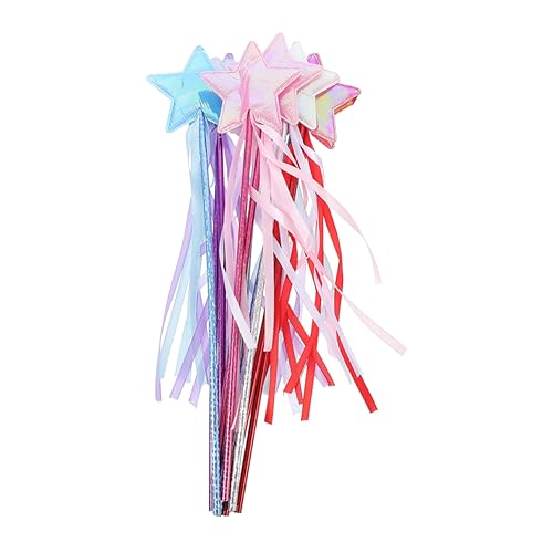 Homoyoyo 5 Stück Teiliges Feenstab mit Sternmotiv Bunte Zauberstäbe für Bühnenauftritte und Partydekoration Kindgerechte Spielzeugstäbe in Rot Weiß und für Halloween Weihnachten und Homoyoyo 5 Stück Teiliges Feenstab mit Sternmotiv Bunte Zauberstäbe für Bühnenauftritte und Partydekoration Kindgerechte Spielzeugstäbe in Rot Weiß und für Halloween Weihnachten und von Homoyoyo