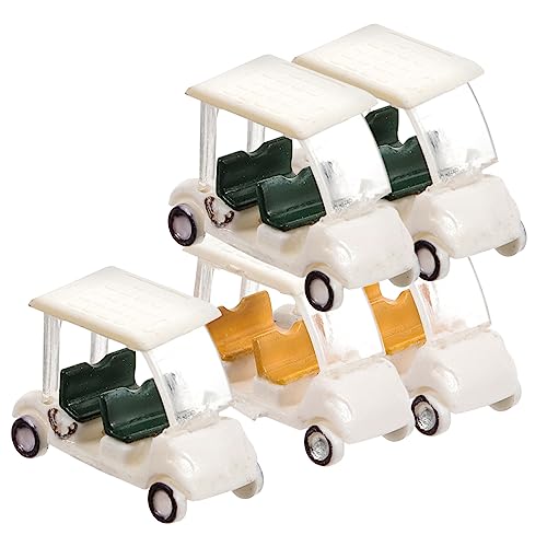 Homoyoyo 5 Stück Teiliges Mini Golfwagen Modelle Realistische Golf Cart Fahrzeuge für Sandkasten und DIY Golf Themen Landschaften Golfwagen für Interaktive Eltern Homoyoyo 5 Stück Teiliges Mini Golfwagen Modelle Realistische Golf Cart Fahrzeuge für Sandkasten und DIY Golf Themen Landschaften Golfwagen für Interaktive Eltern von Homoyoyo