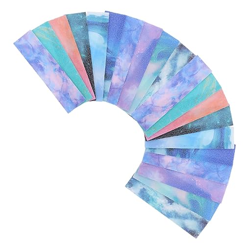 Homoyoyo 50 Stück Anti-Druck-Aufkleber Streifen farbig Stimmung Erwachsene Patch Anti-Stress Aufkleber Beruhigende Sticker Aufkleber für emotionale Ruhe Selbstklebender Aufkleber Morgen von Homoyoyo