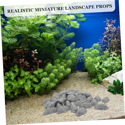 Homoyoyo 50 Stück Miniature Train Layout Decoration Rocks Realistic Plastic Landscape Stones für Modelleisenbahn Diorama und Puppenhaus Zubehör Homoyoyo 50 Stück Miniature Train Layout Decoration Rocks Realistic Plastic Landscape Stones für Modelleisenbahn Diorama und Puppenhaus Zubehör von Homoyoyo