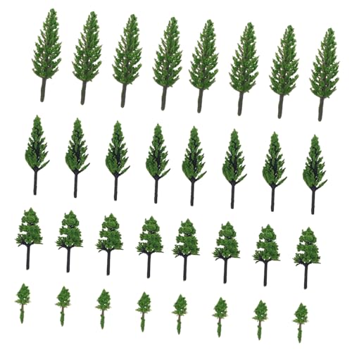 Homoyoyo 50 Stück Modellbäume Kiefer Landschaftsbau Architektur Miniatur Bäume für Sandtisch Szene DIY Landschaftsdekoration mit Realistischer Natürlicher Optik Zufällige Zufällige Farbe von Homoyoyo