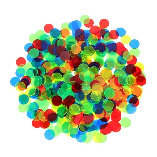 Homoyoyo 500 Mini Bingo Chips - Bunte Plastikmarker Für Spiele - 15mm Große Spielmünzen Ideal Für Bingoabende Und Spielpartys Zufällige Farben Inklusive Homoyoyo 500 Mini Bingo Chips - Bunte Plastikmarker Für Spiele - 15mm Große Spielmünzen Ideal Für Bingoabende Und Spielpartys Zufällige Farben Inklusive von Homoyoyo