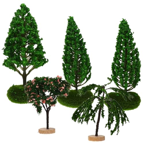 Homoyoyo 5Stücke Garten Bäume Figuren Exquisite Landschaftsbau Miniaturpflanzen Für DIY Garten Dekoration Und Modellbau Höhe Dekorative Miniaturpflanze Homoyoyo 5Stücke Garten Bäume Figuren Exquisite Landschaftsbau Miniaturpflanzen Für DIY Garten Dekoration Und Modellbau Höhe Dekorative Miniaturpflanze von Homoyoyo