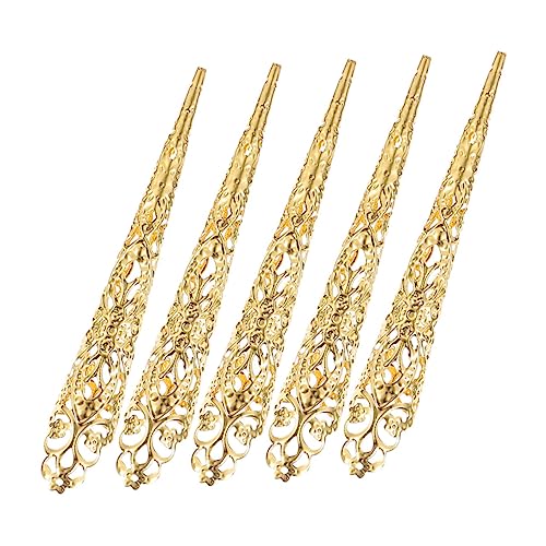 Homoyoyo 5er Set Finger Nagel Tip Ringe - Halloween Kralle Nagel Ringe Für Kostüm - Cosplay & Tanzshows Perfekte Fingerknöchel Protectoren Für Drama Und Kreative Auftritte von Homoyoyo