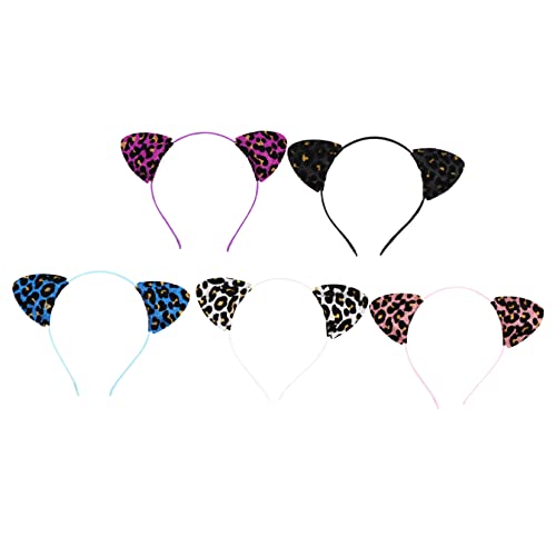 Homoyoyo 5er Set Plüsch Haarreif Mit Leoparden- Und Gepardenohren – Weihnachten - Halloween Und Cosplay Partys – Lustige Kopfbedeckung Für Homoyoyo 5er Set Plüsch Haarreif Mit Leoparden- Und Gepardenohren – Weihnachten - Halloween Und Cosplay Partys – Lustige Kopfbedeckung Für von Homoyoyo