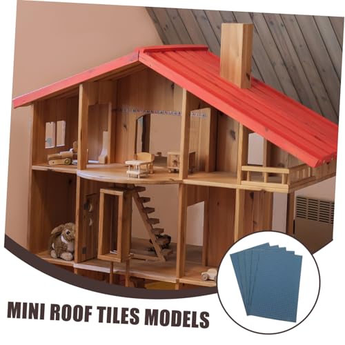 Homoyoyo 6 Blätter Miniatur Dachziegel Maßstab PVC DIY Sandtisch Dekoration Modellbau Zubehör für Puppenhaus und Miniaturlandschaft Homoyoyo 6 Blätter Miniatur Dachziegel Maßstab PVC DIY Sandtisch Dekoration Modellbau Zubehör für Puppenhaus und Miniaturlandschaft von Homoyoyo