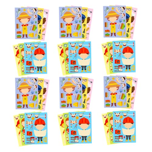 Homoyoyo 6 Sätze Interaktive DIY Berufe Wechselkleidung Puzzle für Frühförderung Feinmotorik Familienaktivitäten Homoyoyo 6 Sätze Interaktive DIY Berufe Wechselkleidung Puzzle für Frühförderung Feinmotorik Familienaktivitäten von Homoyoyo