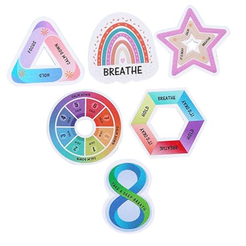 Homoyoyo 6 Stück Beruhigende Sensorische Fingertip Aufkleber aus Robustem Peva mit Rauer Oberfläche Stark Haftend Farbenfrohes Design zur Stresslinderung bei Unruhe und Angst Homoyoyo 6 Stück Beruhigende Sensorische Fingertip Aufkleber aus Robustem Peva mit Rauer Oberfläche Stark Haftend Farbenfrohes Design zur Stresslinderung bei Unruhe und Angst von Homoyoyo