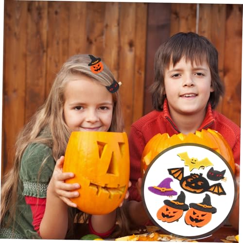 Homoyoyo 6 Stück Halloween Haarspangen Teilig mit Kreativen Kürbis Fledermaus und Hexenhut Motiven Bunte Party Haarclips für Mädchen und Frauen Vielseitiger Haarschmuck für Halloween Kostüm Homoyoyo 6 Stück Halloween Haarspangen Teilig mit Kreativen Kürbis Fledermaus und Hexenhut Motiven Bunte Party Haarclips für Mädchen und Frauen Vielseitiger Haarschmuck für Halloween Kostüm von Homoyoyo