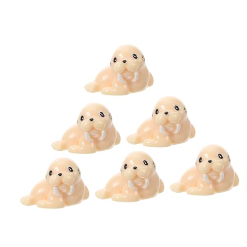 Homoyoyo 6 Stück Lernspielzeug Tiere Modelle Harz Walross Figuren Dekorative Desktop für Meeresthema für Bildungszwecke Hübsches Ornament Homoyoyo 6 Stück Lernspielzeug Tiere Modelle Harz Walross Figuren Dekorative Desktop für Meeresthema für Bildungszwecke Hübsches Ornament von Homoyoyo