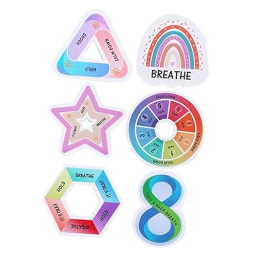 Homoyoyo 6 Stück Sensorische Aufkleber für Beruhigung mit Strukturierter Oberfläche Bunte DIY Sticker für Handy Laptop Notizbuch Klebbar gegen Unruhe und Stress Homoyoyo 6 Stück Sensorische Aufkleber für Beruhigung mit Strukturierter Oberfläche Bunte DIY Sticker für Handy Laptop Notizbuch Klebbar gegen Unruhe und Stress von Homoyoyo