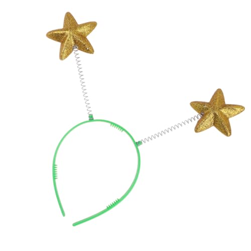 Homoyoyo 6 Stück Teiliges Lustige Haarbänder mit Gelben Schaumstoff sternen Federleichte Elastische Frühlings haarreifen Bequeme Party kostüm accessoires für Erwachsene von Homoyoyo