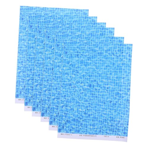 Homoyoyo 6 Stück Water View Stickers Wasserwellenpapier Künstliche Wasserwelle Liquid Ripple Animation Overlay strukturiertes Papier Mikrolandschaftszubehör False River Overlay Aufkleber Homoyoyo 6 Stück Water View Stickers Wasserwellenpapier Künstliche Wasserwelle Liquid Ripple Animation Overlay strukturiertes Papier Mikrolandschaftszubehör False River Overlay Aufkleber von Homoyoyo