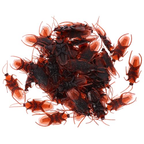 Homoyoyo 60 Stück Gefälschte Kakerlaken, Plastikschaben, Simulationsschaben, Streiche Spielen, Halloween Deko, Braun Homoyoyo 60 Stück Gefälschte Kakerlaken, Plastikschaben, Simulationsschaben, Streiche Spielen, Halloween Deko, Braun von Homoyoyo