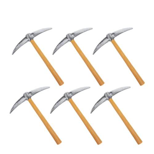 Homoyoyo 6Pcs Foam Spickaxes Halloween -Zwerg -Spitzhahn Zwerg -Spitzhause Cosplay Spade Cosplay GNOME Foam Spickaxes Requisiten Für Kinder Weihnachten von Homoyoyo