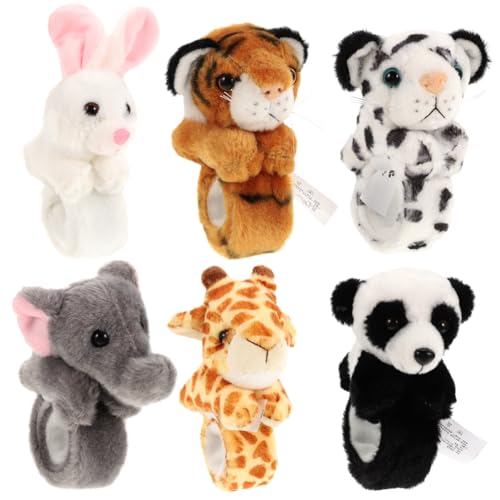 Homoyoyo 6er Set Plüsch Schnapparmband Kuscheltier - Tier- Slap Armbänder Für Perfekt Für Ostern Und Dschungel Themenpartys Mit Weichem Flanell Und Buntem Design Homoyoyo 6er Set Plüsch Schnapparmband Kuscheltier - Tier- Slap Armbänder Für Perfekt Für Ostern Und Dschungel Themenpartys Mit Weichem Flanell Und Buntem Design von Homoyoyo