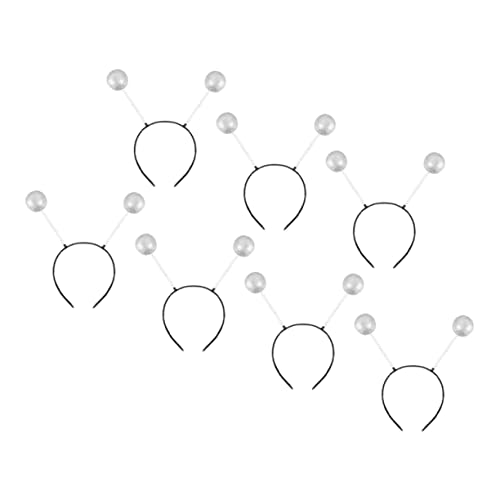 Homoyoyo 7Stücke Teiliges Glänzendes Haarband mit Kugeldesign Silberne Party Accessoires für Kostüme und Festivals für Fantasiekleid Partys und Bars von Homoyoyo