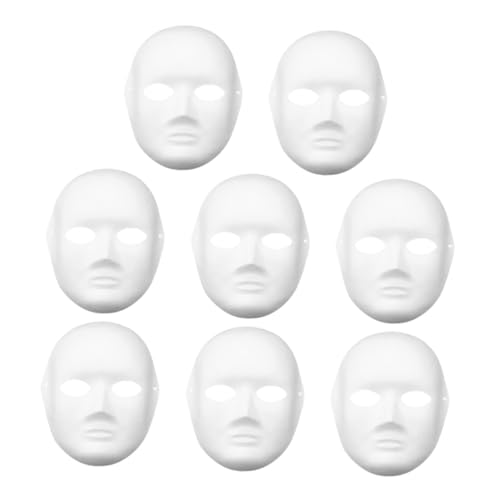 Homoyoyo 8 Stk. Peking-opernmaske Bastelmaske Leere Halloween-maske Diy-malmaske Diy Vollgesichtsmaske Bemalbare Masken Farbe Maske Halloween-gesichtsmaske Maske Aus Pappmaché Papier Weiß Homoyoyo 8 Stk. Peking-opernmaske Bastelmaske Leere Halloween-maske Diy-malmaske Diy Vollgesichtsmaske Bemalbare Masken Farbe Maske Halloween-gesichtsmaske Maske Aus Pappmaché Papier Weiß von Homoyoyo