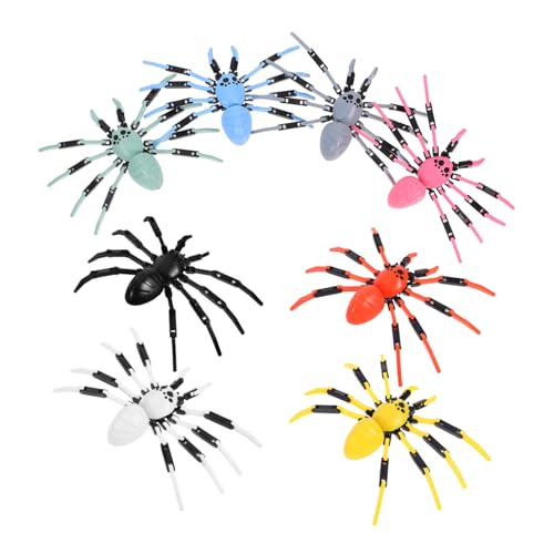 Homoyoyo 8stücke Gefälschte Spinne Mit Beweglichem Gelenk Plastikspinnenspielzeug Realistische Spinnenfiguren Für Halloween Partyzubehör Und DIY Modell Homoyoyo 8stücke Gefälschte Spinne Mit Beweglichem Gelenk Plastikspinnenspielzeug Realistische Spinnenfiguren Für Halloween Partyzubehör Und DIY Modell von Homoyoyo
