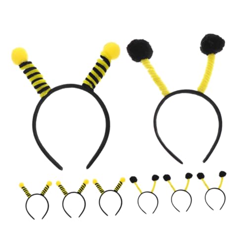 Homoyoyo 8 Stück Teiliges Bienen Stirnband aus Stabilem mit Antennen Design Leichtes Langlebiges Party Haarreif Zubehör für Halloween Cosplay Karneval Mädchen Damen Homoyoyo 8 Stück Teiliges Bienen Stirnband aus Stabilem mit Antennen Design Leichtes Langlebiges Party Haarreif Zubehör für Halloween Cosplay Karneval Mädchen Damen von Homoyoyo