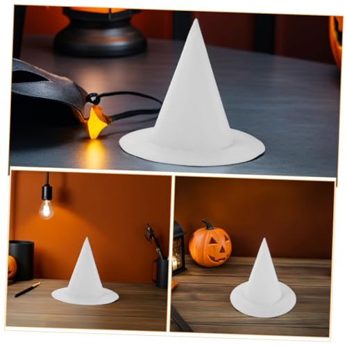 Homoyoyo 8 Stück Teiliges Diy Hexenhüte aus Robustem Papier Weiße Bemalbare Halloween Party Hüte Kindergröße Kreative und Bastelmaterialien für Familienaktivitäten und Festdekoration Homoyoyo 8 Stück Teiliges Diy Hexenhüte aus Robustem Papier Weiße Bemalbare Halloween Party Hüte Kindergröße Kreative und Bastelmaterialien für Familienaktivitäten und Festdekoration von Homoyoyo