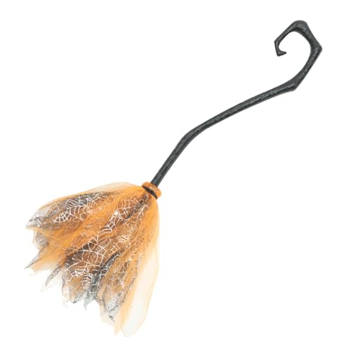 Homoyoyo Abnehmbarer Hexenbesen Halloween Deko Besenstab Leicht und für Hexenkostüm Party Cosplay Geeignet Vielseitige Hexenrolle Zubehör von Homoyoyo