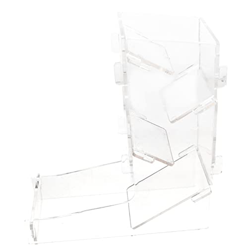 Homoyoyo Acryl-Würfelturm Mit Tablett – Transparente Würfeltruhe Für Brettspiele Und Reisen - Ideal Für Spielabende Praktische Aufbewahrung Für Bis Zu 6 Würfel von Homoyoyo