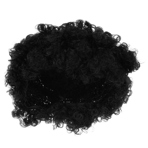 Homoyoyo Afro Perücke Perücken Für Halloween Perücken Halloween Lustige Perücken Halloween Perücken Synthetische Perücke Schwarze Chemiefaser von Homoyoyo