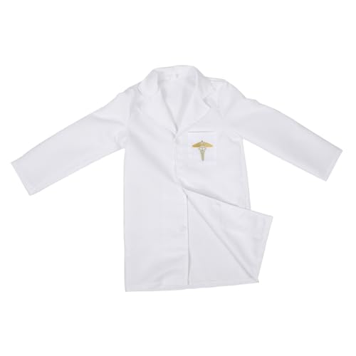 Homoyoyo Arztkleidung für vorgeben Die Rollenspielkostüm Kleinkind -Doktor -Outfit Kinderarztkleidung Stellen Sie sich vor, Kostüme zu Kinderkostüme Polyester Weiß Homoyoyo Arztkleidung für vorgeben Die Rollenspielkostüm Kleinkind -Doktor -Outfit Kinderarztkleidung Stellen Sie sich vor, Kostüme zu Kinderkostüme Polyester Weiß von Homoyoyo