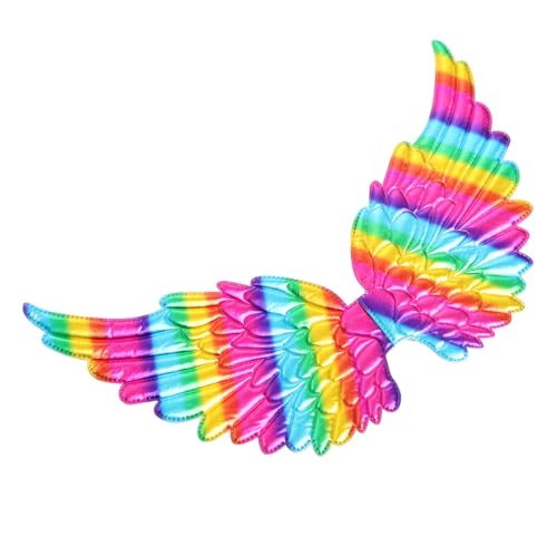 Homoyoyo Bunte Engelsflügel Cosplay Prop Große Party Kostüm Bühnenauftritt Foto Requisite Karneval von Homoyoyo