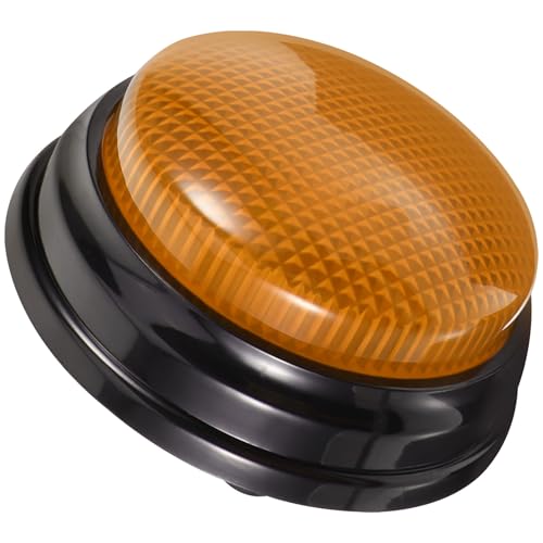 Homoyoyo Buzzer Für Quizspiele: Lustige Sound-Button-Party-Buzzer Für Quizspiele Familienspiel Für Quizpartys Im Klassenzimmer Antwort Für Erwachsene Und Lehrerbedarf Gelb von Homoyoyo