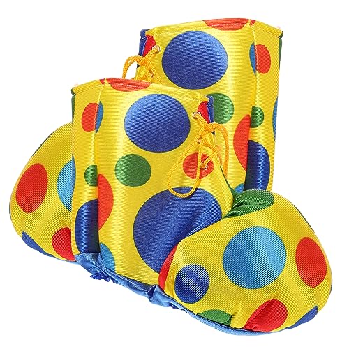 Homoyoyo Clown Schuhe Erwachsene Cosplay Requisiten Leichtes Bequemes Kostüm Zubehör Für Halloween Karneval Verkleidung Einheitsgröße von Homoyoyo