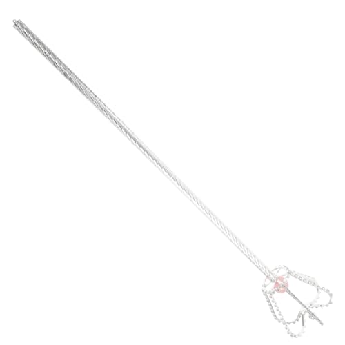 Homoyoyo Crown Fairy Stick zauberstab Prinzessin Prinzessinnen-Accessoires für Damen Prinzessinnenstab für Frauen Sternenkostüm Herz böse Metall Silver Homoyoyo Crown Fairy Stick zauberstab Prinzessin Prinzessinnen-Accessoires für Damen Prinzessinnenstab für Frauen Sternenkostüm Herz böse Metall Silver von Homoyoyo