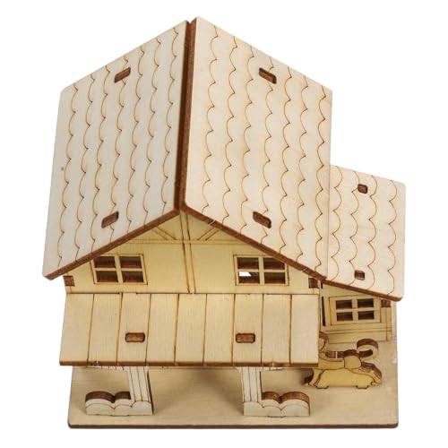 Homoyoyo DIY Holzhaus Modell Bausatz mit LED Licht Puzzle Rustikale Holzhütte aus Stabilem Holz für Kreative Familienaktivitäten Fördert Räumliches Denken und Handwerkliche Fähigkeiten Homoyoyo DIY Holzhaus Modell Bausatz mit LED Licht Puzzle Rustikale Holzhütte aus Stabilem Holz für Kreative Familienaktivitäten Fördert Räumliches Denken und Handwerkliche Fähigkeiten von Homoyoyo