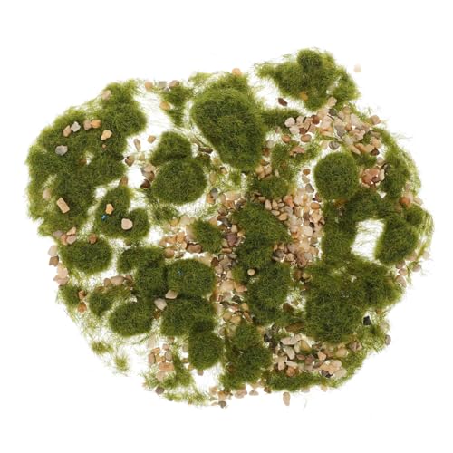 Homoyoyo DIY Sandtisch Gras Pulver Grasmaterial und Steinpulver für Mikro Landschaftsbau Statisches Modellbau Gras für Diorama Garten Vasen und Miniaturszene Dekoration von Homoyoyo