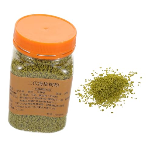 Homoyoyo DIY Sponge Tree Powder für Miniaturmodellbau Grün für Landschaftsdeko Künstliches Moos Kreative Projekte Vielseitig Einsetzbar Lebensechte Details von Homoyoyo