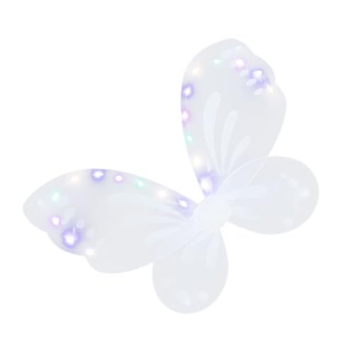 Homoyoyo Dekorative Leuchtende Für Mädchen Strapazierfähiger Schmetterlingsflügel-accessoire Für Halloween Fasching Und Kostümpartys Atmungsaktiv Und Kinderfreundlich von Homoyoyo