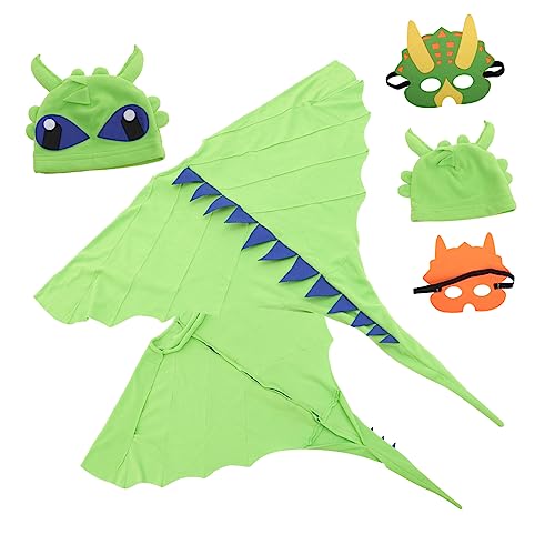 Homoyoyo Dinosaurier Drachenumhang Für – Grüner Kapuzenmantel Mit Niedlicher Dino- - Ideal Für Halloween Kostümpartys Und Kreative Verkleidungen Unisex Für Kleinkinder von Homoyoyo