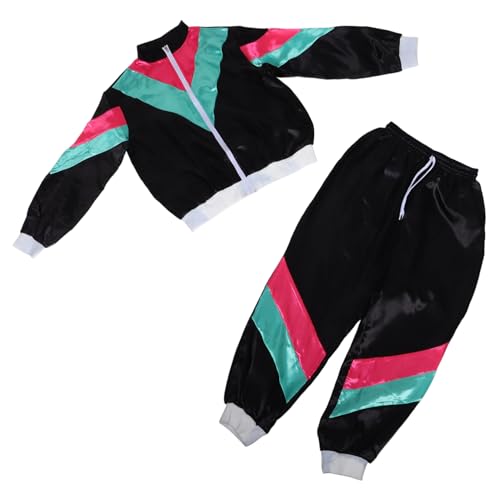Homoyoyo Disco Dance Outfit Für Junge Mädchen Unisex Hip Hop Kostüm Mit Auffälligem Design Für Tanzwettbewerbe Partys Und Mottoshows Flexibel Und Bequem Für Dynamische Homoyoyo Disco Dance Outfit Für Junge Mädchen Unisex Hip Hop Kostüm Mit Auffälligem Design Für Tanzwettbewerbe Partys Und Mottoshows Flexibel Und Bequem Für Dynamische von Homoyoyo