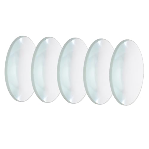 Doppelkonvexe Glaslinsen Mit 50 Mm Durchmesser Und 100 Mm Brennweite – 5er-Pack Ideal Für Wissenschaftliche Labore von Homoyoyo