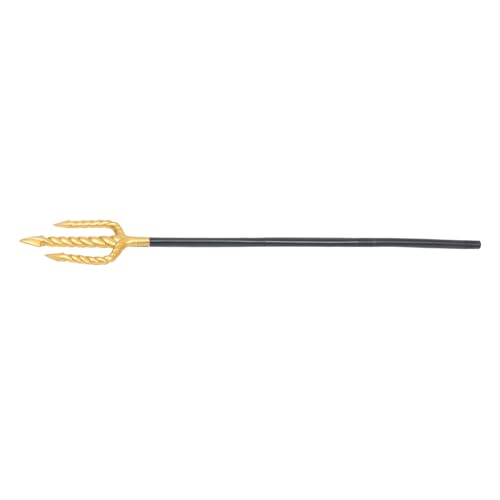Homoyoyo Dreifachgabel Performance Requisiten Dreizack Imitation Dekoratives Dreizack Dreizack Kostümzubehör Halloween Dreizack Requisite Halloween Zubehör Dreizack Cosplay von Homoyoyo