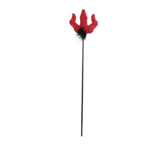 Homoyoyo Halloween Teufelsgabel Prop Rote Cosplay Heugabel Für Kostümpartys Und Halloween-Dekoration Leicht Langlebig Für Hexen-kostüme Und Festliche Anlässe von Homoyoyo