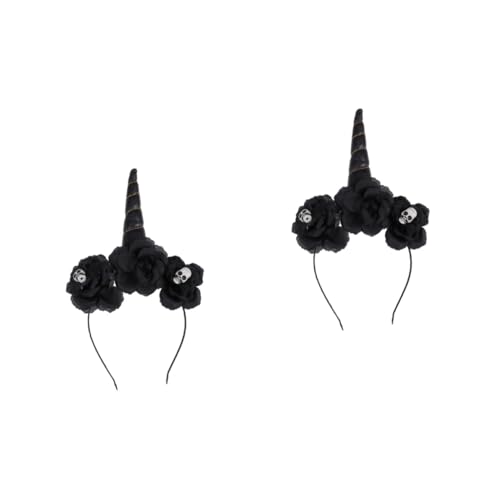 Homoyoyo Einhorn Stirnband Mit -Design – Künstliches Haarband Für Halloween-Party Karneval Oder Kostüm Events – Perfektes Accessoire Für Und Erwachsene Einheitsgröße von Homoyoyo