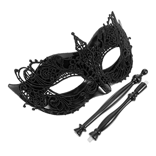 Homoyoyo Elegante Schwarze Ballmaske Für Damen Mit Schleier – Venezianische Maskerade-Maske Für Halloween Und Festliche Anlässe – Ideal Für Maskenball Und Kostümpartys Homoyoyo Elegante Schwarze Ballmaske Für Damen Mit Schleier – Venezianische Maskerade-Maske Für Halloween Und Festliche Anlässe – Ideal Für Maskenball Und Kostümpartys von Homoyoyo